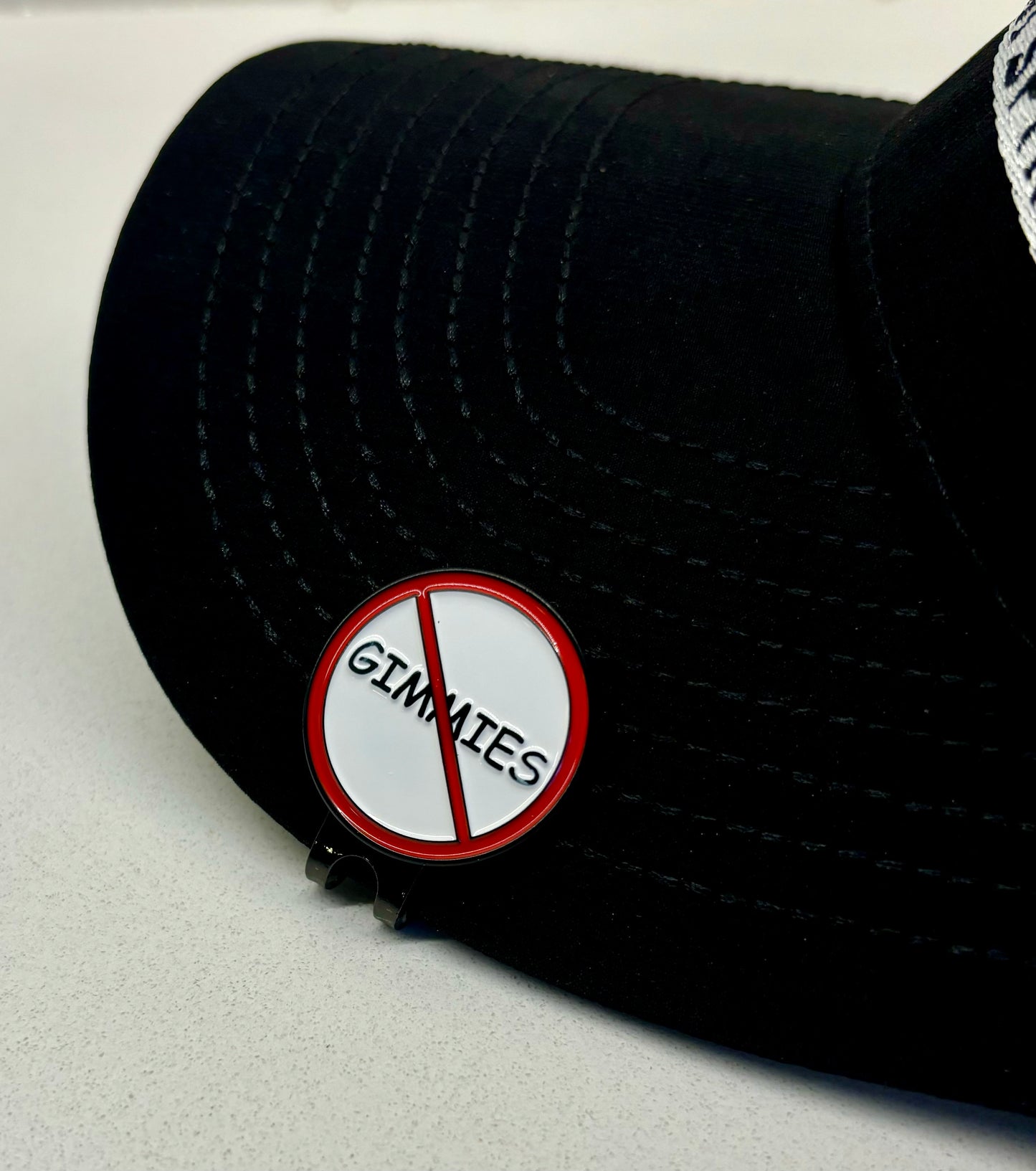 “No Gimmies” Magnetic Ball Mark Hat Clip