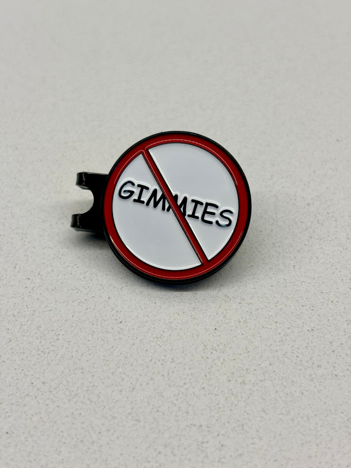 “No Gimmies” Magnetic Ball Mark Hat Clip