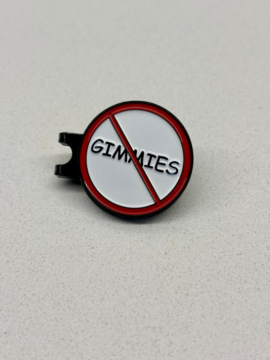 “No Gimmies” Magnetic Ball Mark Hat Clip